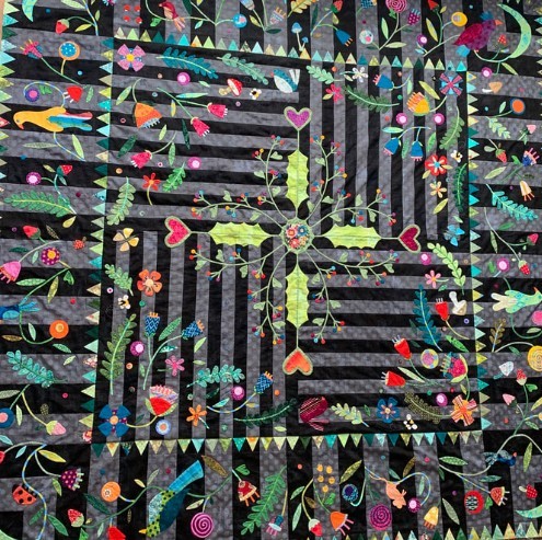 Holly Christmas Quilt