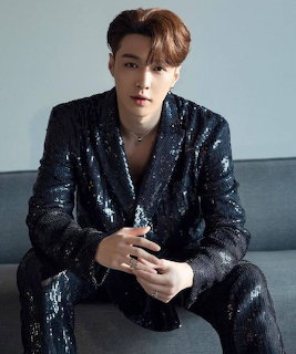 Portrait of Lay Zhang Yixing, Chinese singer and performer