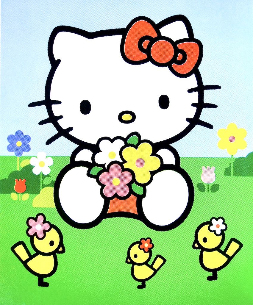 Hello Kitty with Flowers