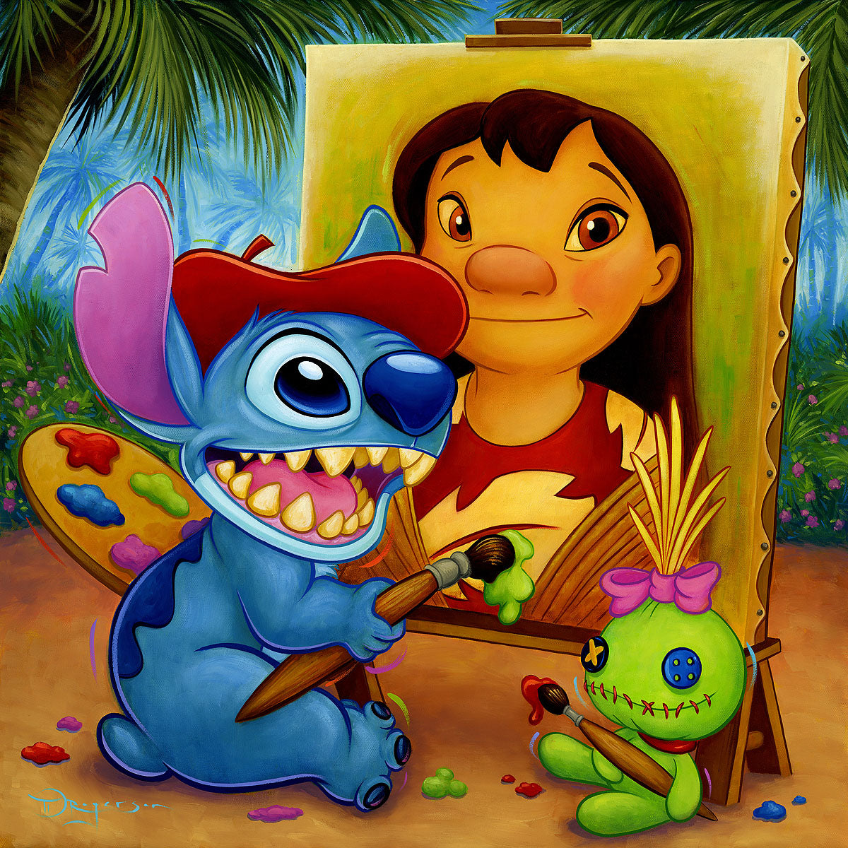 Lilo and Stitch Hawaiian Scene