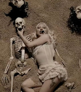 Woman with Skeleton