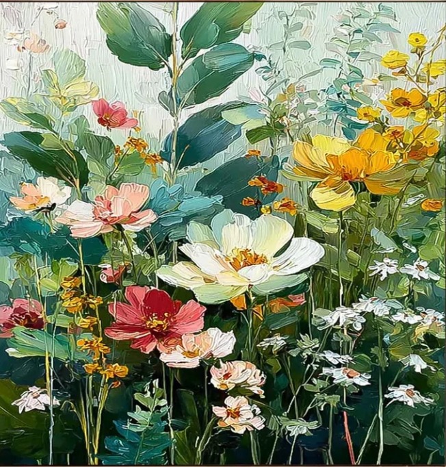 Floral Garden Painting