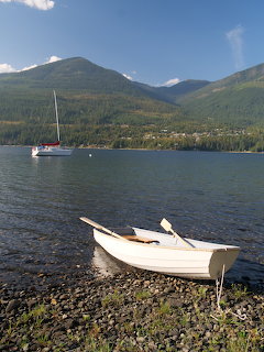 Rowboat on Kootenay Lake
