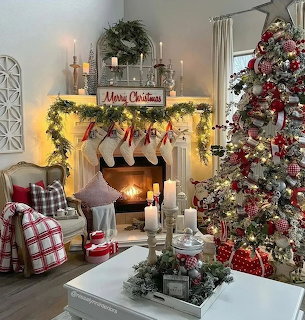 Cozy Christmas Living Room