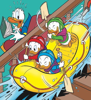 Donald Duck Whitewater Rafting