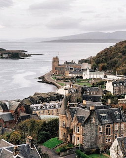 Oban Village in Scotland
