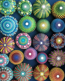 Painted Mandala Stone Collection