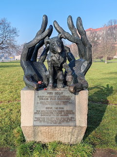 Dog Statue Wawel Castle Krakow