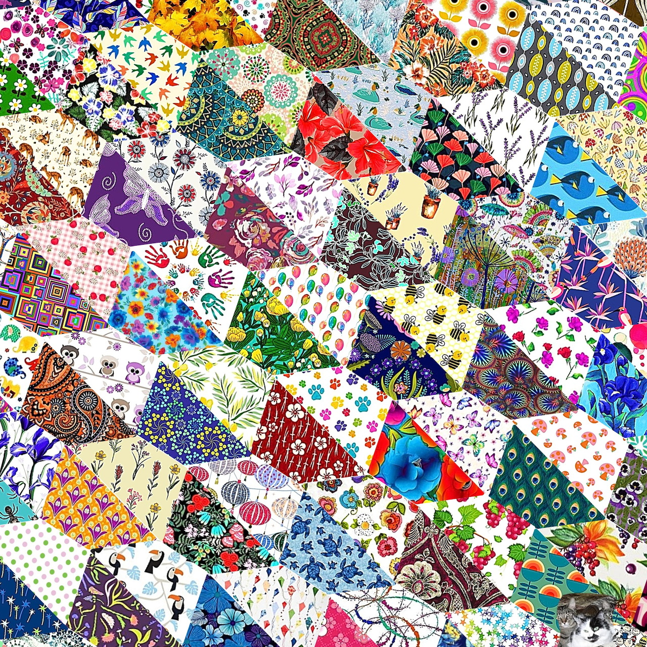 Colorful Patchwork Quilt