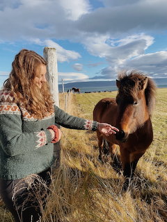 Girl with Icelandic Pony