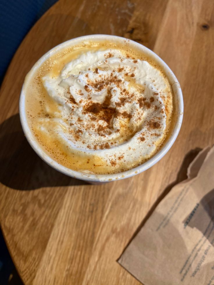 Pumpkin Spice Latte with Whipped Cream