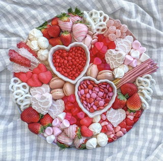 Valentine Desserts Board