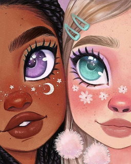 Two Girls Portrait