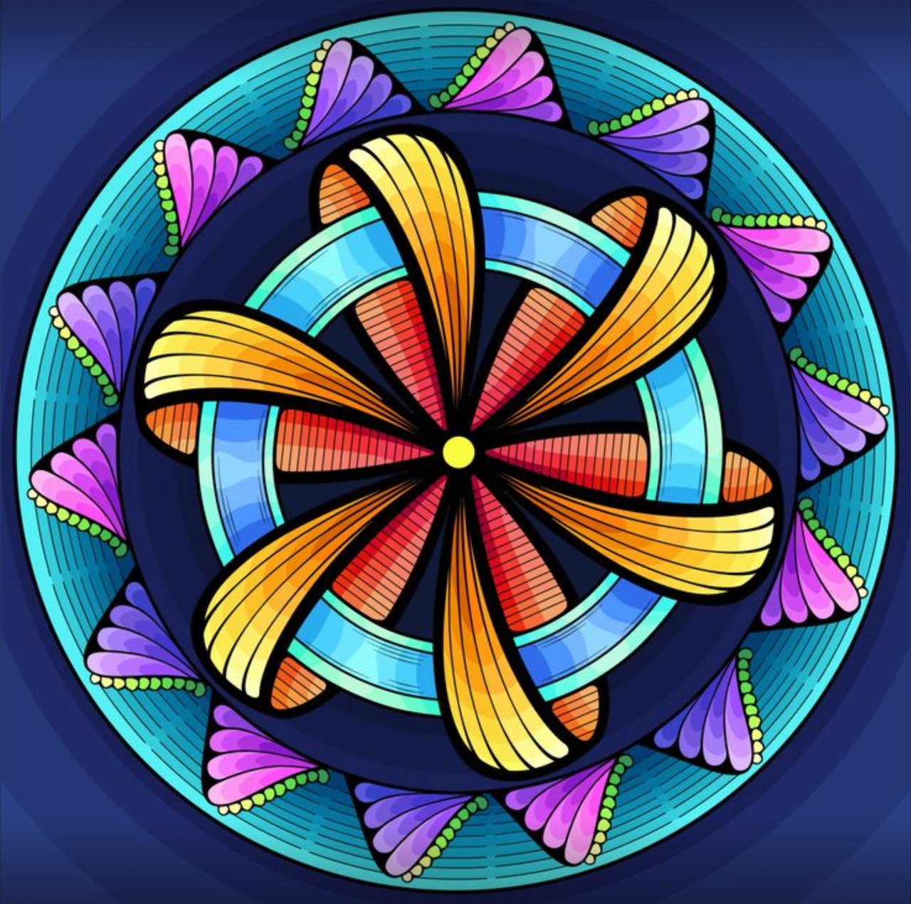 Colorful Mandala Design