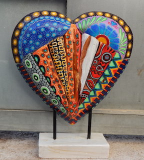 Reclaimed Wood Heart Art