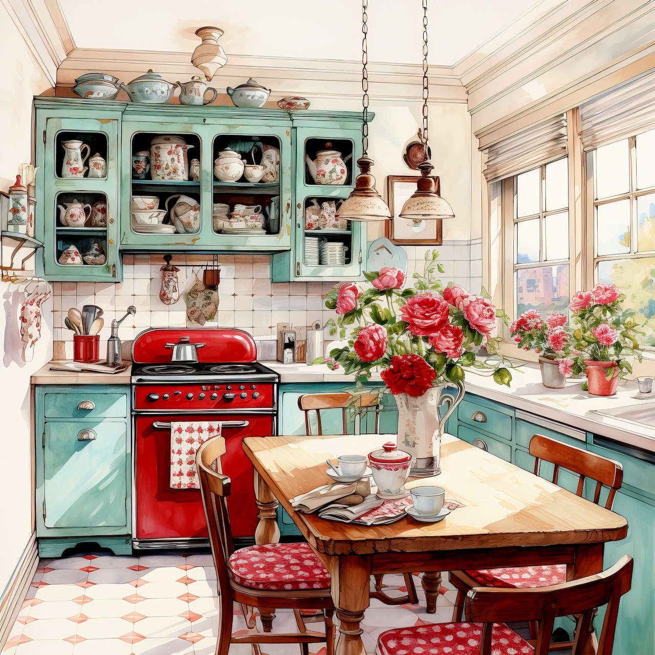 Country Kitchen Interior