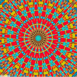 Colorful Geometric Mandala