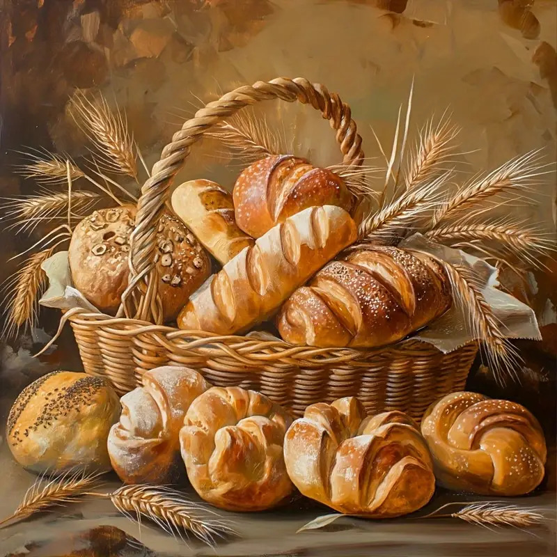 Bread and Wheat Basket