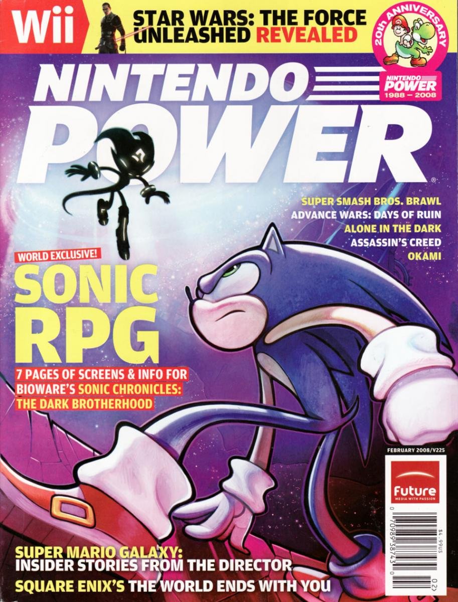 Nintendo Power Sonic RPG Cover