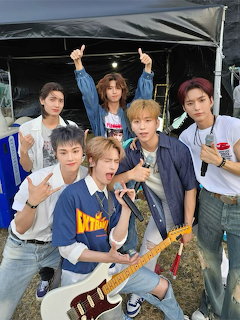 Kpop Boy Group Outdoors
