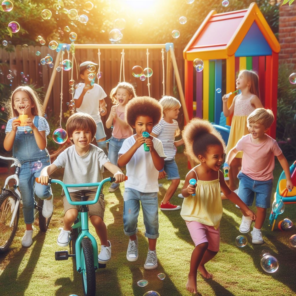 Children Playing in Playground