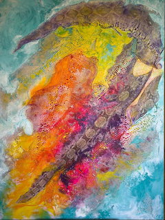 Abstract Textured Painting