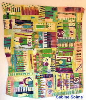 Abstract Colorful Patchwork Collage