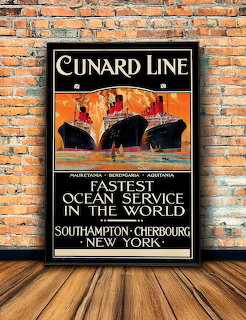 Cunard Line Poster