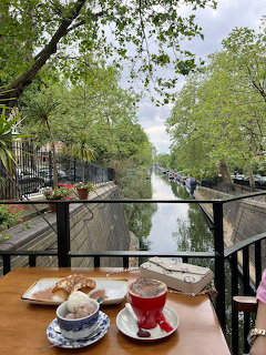 Amsterdam Canal Cafe View