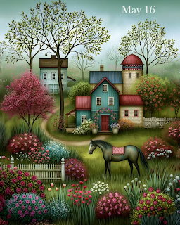 Folk Art Village Spring Garden