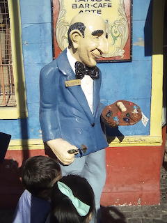 Waiter Statue La Boca