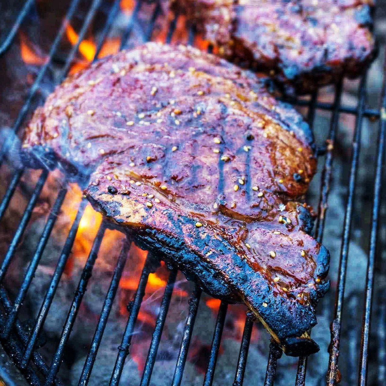 Grilled Teriyaki Ribeye Steak