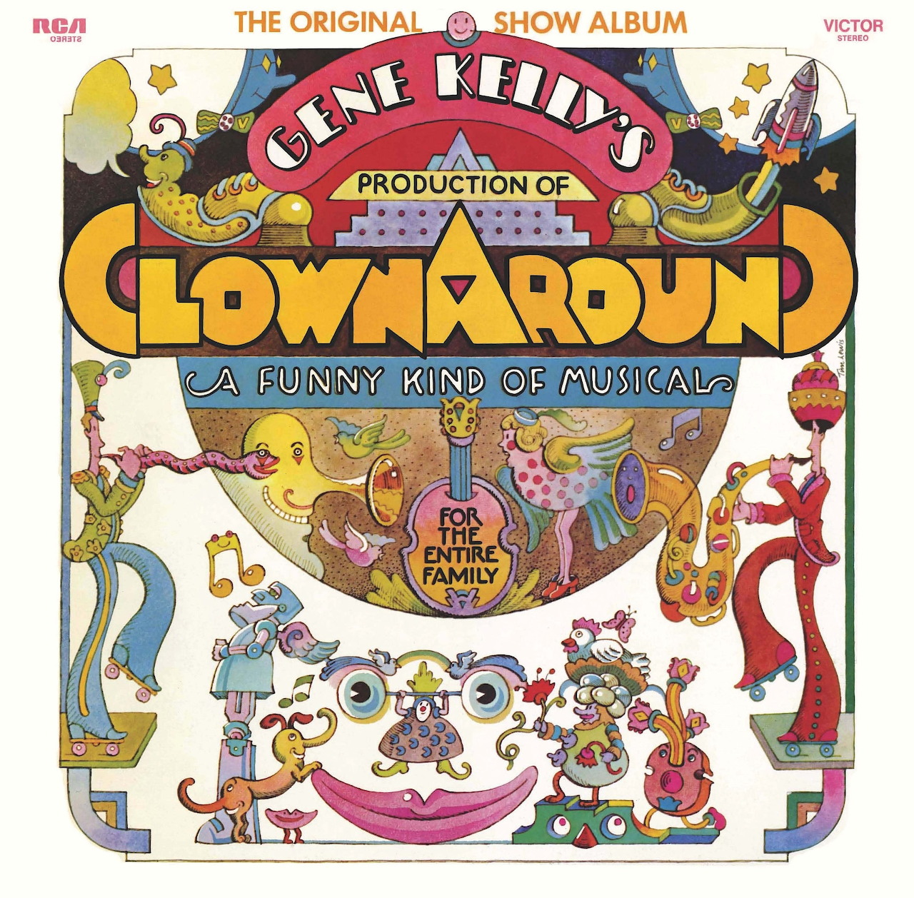 Clown Around 1972 Album Cover