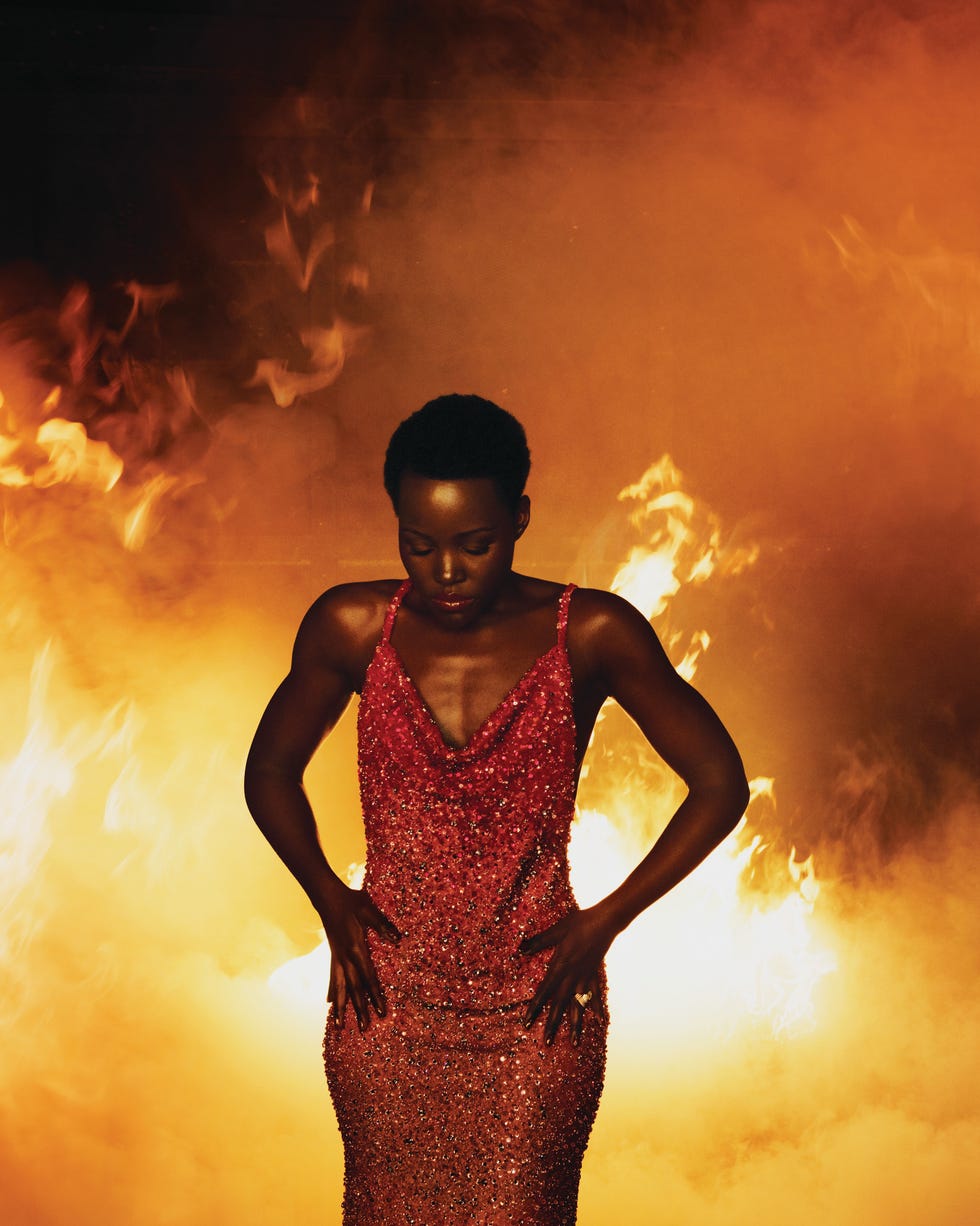 Lupita Nyong'o Fire Fashion