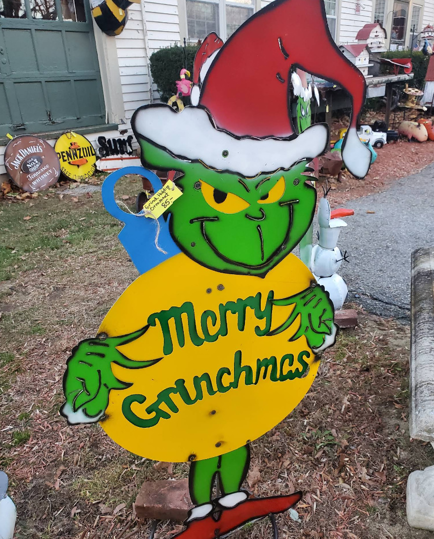 Grinch at Antique Shop