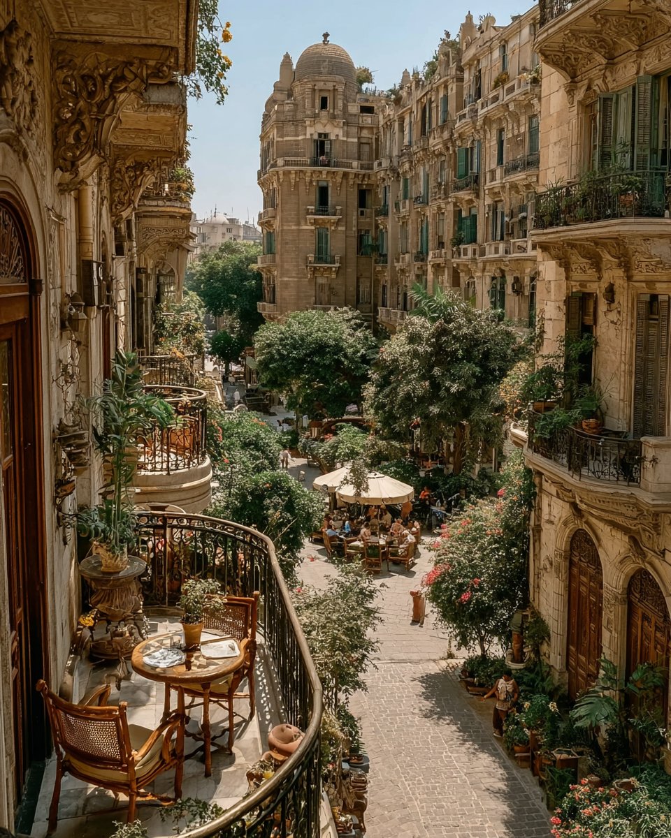 Mediterranean Courtyard Café