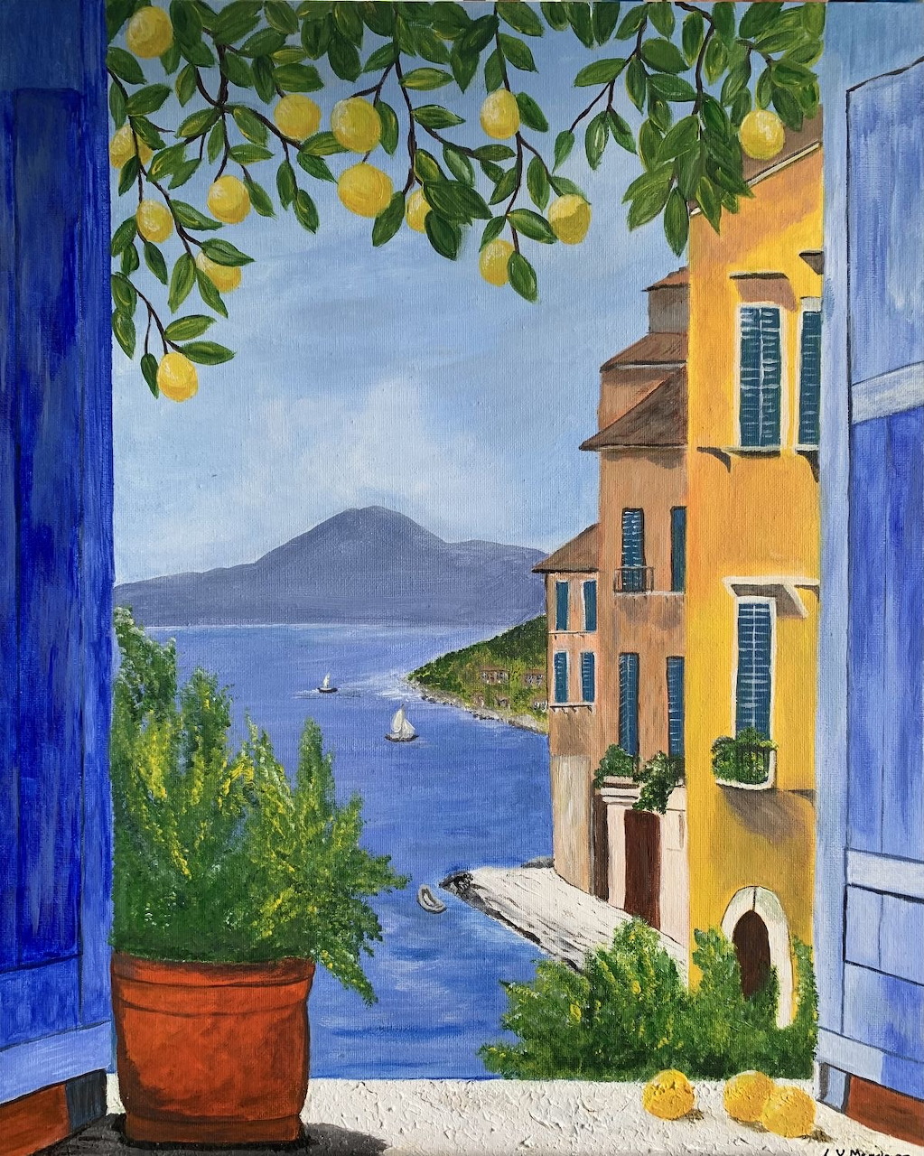 Mediterranean Lemon Tree View