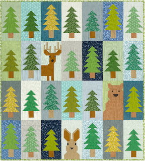 Forest Animals Patchwork Quilt