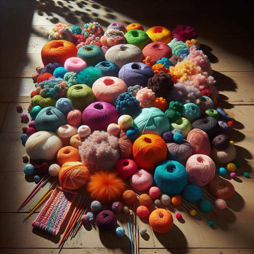 Colorful Yarn Balls