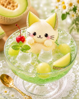 Cat Melon Dessert