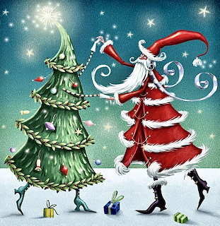 Santa Dancing Tree