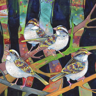 Colorful Birds Painting