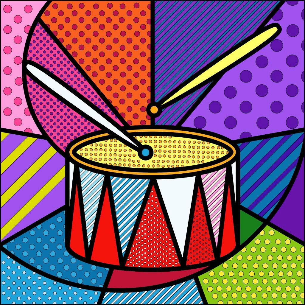 Pop Art Drum