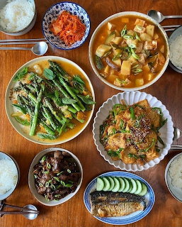 Korean Food Spread