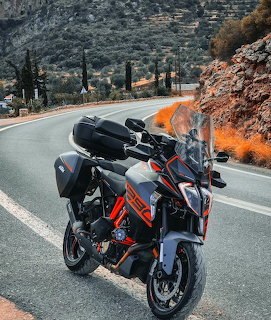 KTM Motorcycle Mountain Road