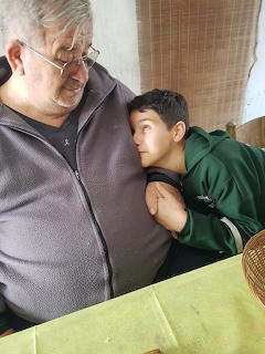 Grandfather and Grandson Together