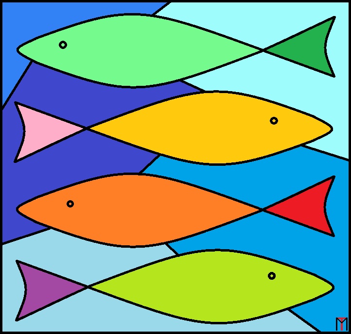 Colorful Fish Pattern