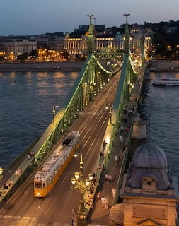 Liberty Bridge Budapest Night