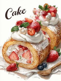 Strawberry Cream Cake