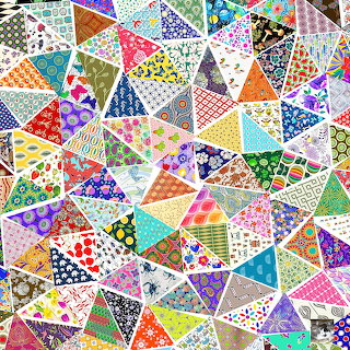 Colorful Patchwork Quilt Pattern